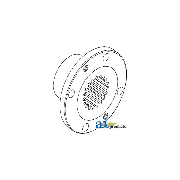 Coupler, Hydraulic Pump Drive w/o A/C 6" x4" x4"